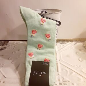J CREW COTTON NOVELTY SOCKS "BEER CANS" NWT